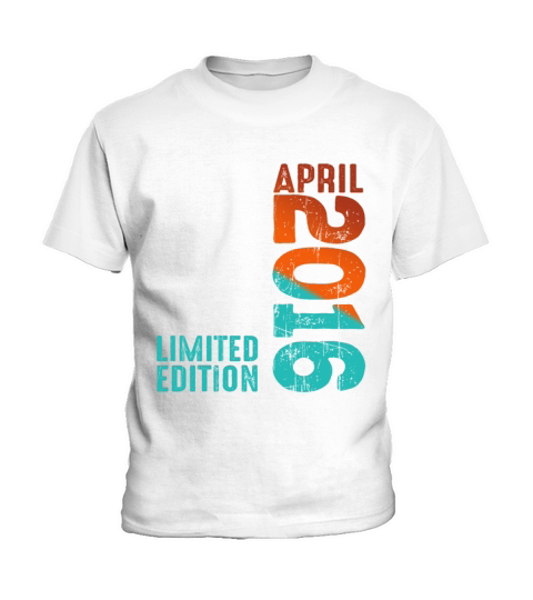 Since April 2016 Year 2016 Retro Vintage 2016 Kids T-Shirt