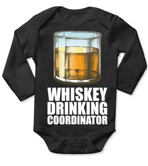 Whiskey Whisky Long Sleeve Baby One-Piece