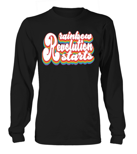Rainbow Revolution Starts - Pride Month LGBTQ Long sleeved Unisex