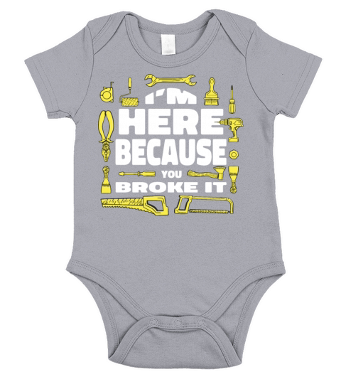 Funny Maintenance Worker Quote Short Sleeve Baby One-Piece