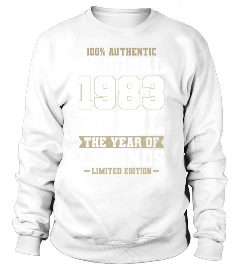 40th birthday april 1983 original 1983 Sweatshirt Unisex