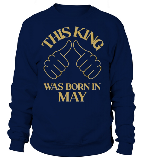 This king was born in May with hands apparel Sweatshirt Unisex