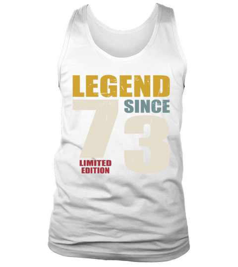 50th birthday vintage 1973 legend since 1973 Tank Top Unisex
