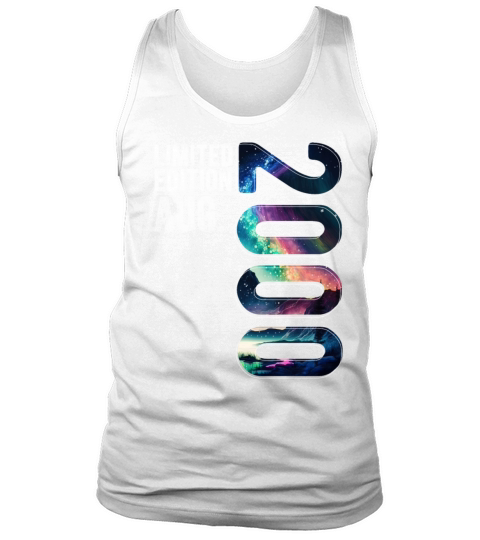 Limited Edition 2000 August Birthday Polar Lights Tank Top Unisex