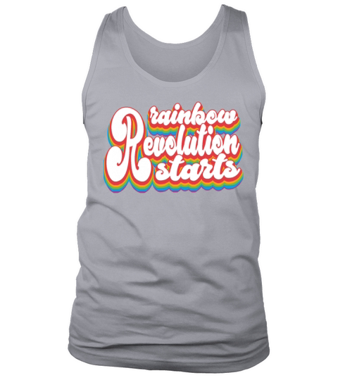 Rainbow Revolution Starts - Pride Month LGBTQ Tank Top Unisex