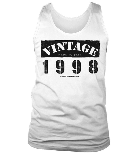 Vintage Classic 1998 25th Birthday - 25 Years Old Tank Top Unisex