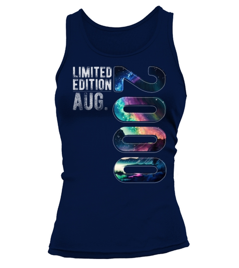 Limited Edition 2000 August Birthday Polar Lights Tank top Woman
