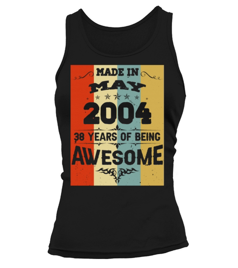 May 2004 Vintage Birthday Present Tank top Woman