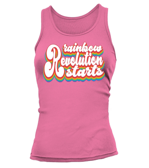 Rainbow Revolution Starts - Pride Month LGBTQ Tank top Woman