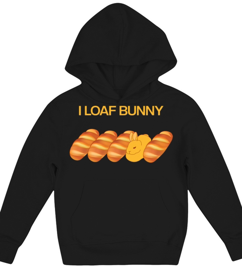 I Loaf Bunny Kids Hoodie