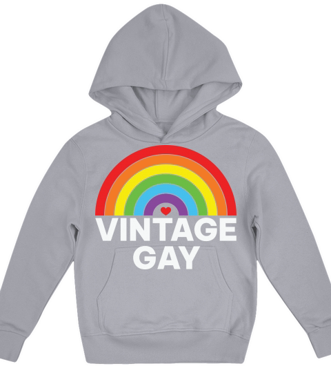 LGBT Pride Month Vintage Gay Kids Hoodie