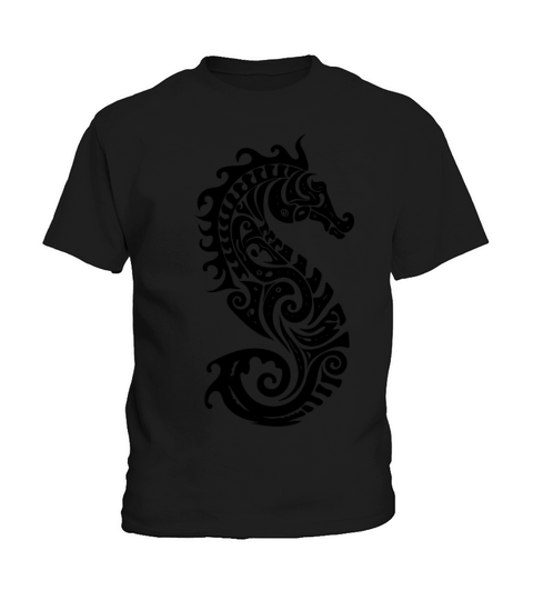 Little Cute Vintage Seahorse Kids T-Shirt