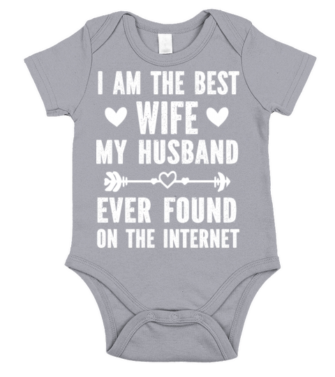 I am The Best Wife On The Internet Short Sleeve Baby One-Piece