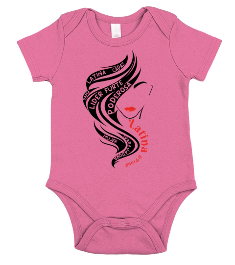 Latina Hispanic Heritage Month Short Sleeve Baby One-Piece