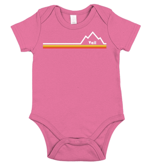 Vail Colorado Short Sleeve Baby One-Piece