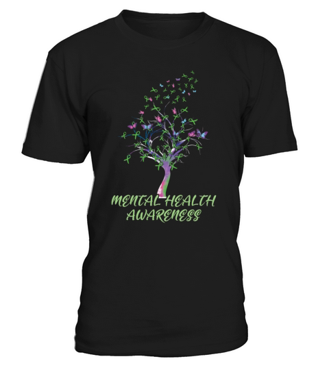 Mental Health Awareness Month In May Green T-Shirt Unisex