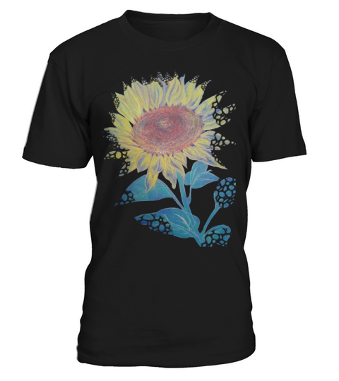 Vintage sunflower hand drawing artistic cut T-Shirt Unisex
