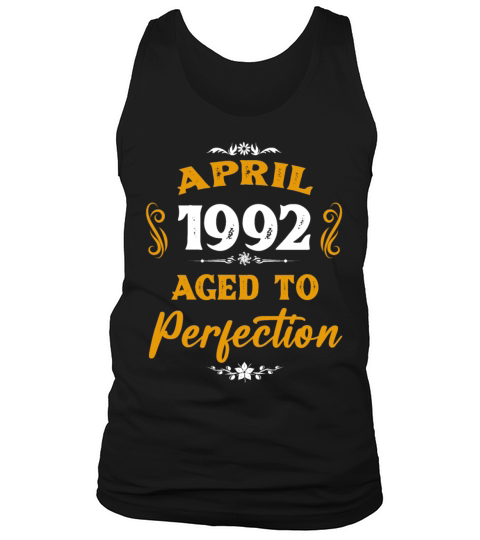 April 1992 Vintage Birthday Present Tank Top Unisex