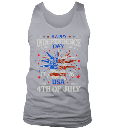 Happy Independence Day 1976 USA 4Th Of July Tank Top Unisex