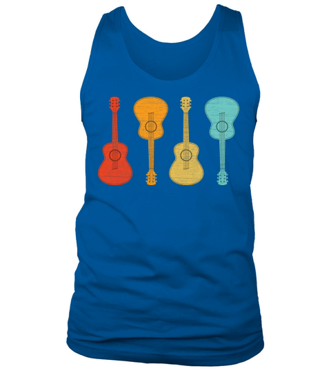 Vintage Acoustic Guitar Guitarist Idea Tank Top Unisex