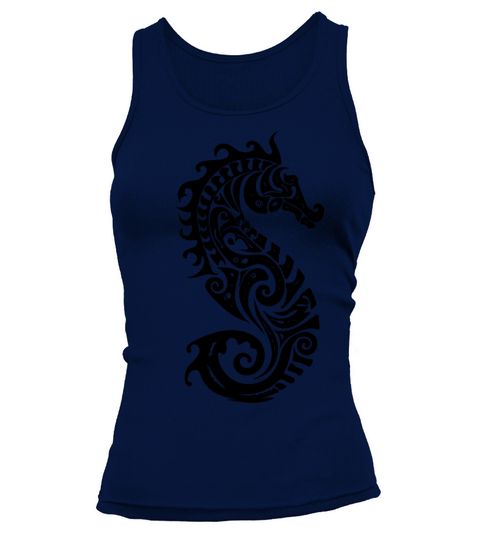 Little Cute Vintage Seahorse Tank top Woman