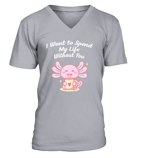 Spend My Life WIthout You Introvert Single Antisoc V-Neck T-shirt