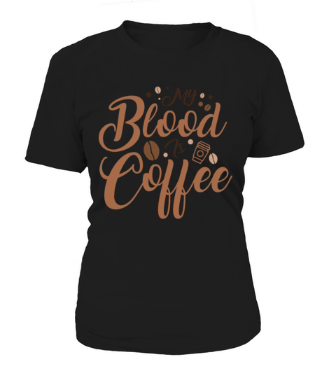 My Blood is Coffee Barista Queen Latte Art Coffee Women's T-Shirt