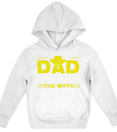 Dad The Man The Myth The Legend Kids Hoodie