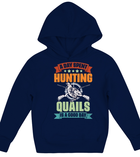 Vintage Quail Hunting Season A Quail Hunter Quail Kids Hoodie