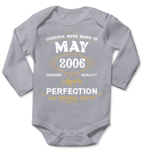 Legends Were Born In May 1993 Long Sleeve Baby One-Piece