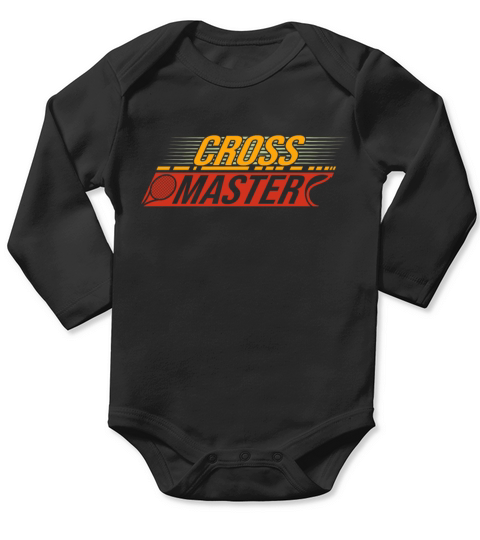 Tennis Art Cross Master Racket Sport Gift Idea Long Sleeve Baby One-Piece