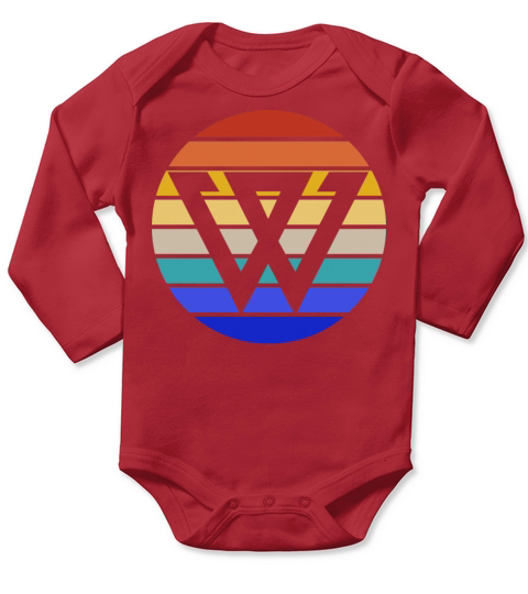 Winner Logo Vintage Long Sleeve Baby One-Piece