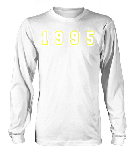 1995 Year Number Long sleeved Unisex