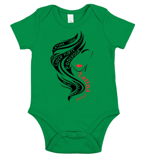 Latina Hispanic Heritage Month Short Sleeve Baby One-Piece