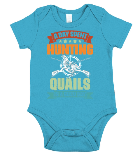 Vintage Quail Hunting Season A Quail Hunter Quail Short Sleeve Baby One-Piece