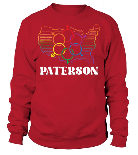 Paterson Pride Month Pride Flag LGBT Community LGB Sweatshirt Unisex