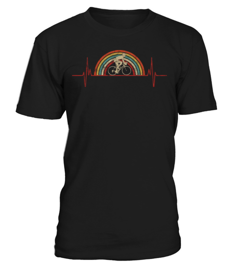 Vintage Heartbeat Cycling T-Shirt Unisex