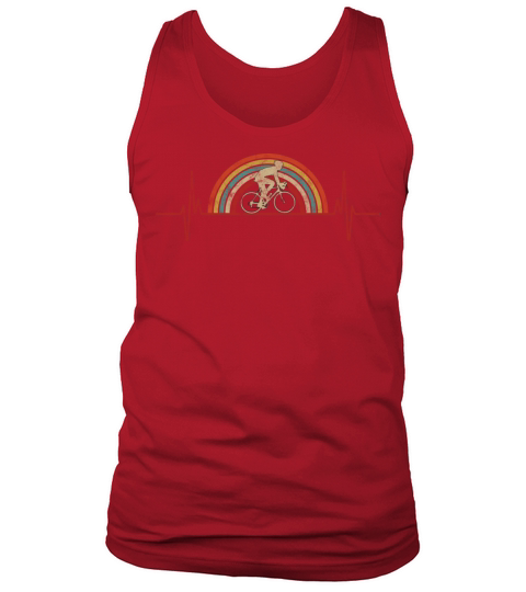 Vintage Heartbeat Cycling Tank Top Unisex