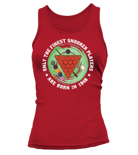 Snooker born in 1948 Vintage Birthday Snooker-game Tank top Woman