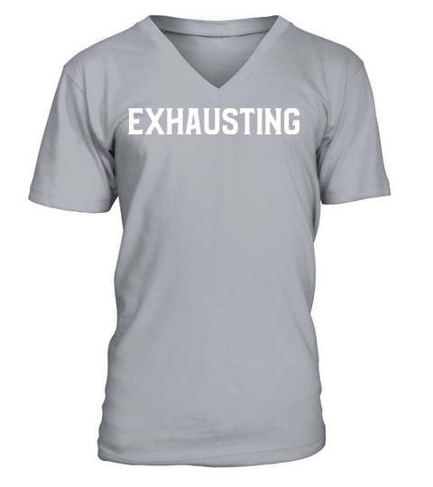exausting V-Neck T-shirt