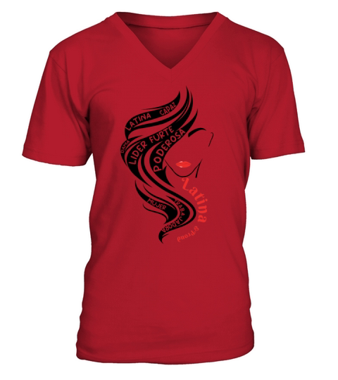 Latina Hispanic Heritage Month V-Neck T-shirt