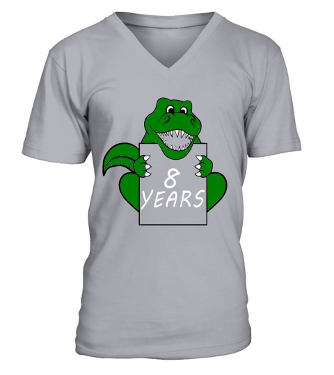 Vintage 2013 birthday 8 years children gift V-Neck T-shirt