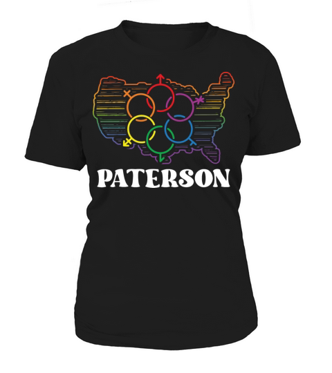 Paterson Pride Month Pride Flag LGBT Community LGB Women's T-Shirt