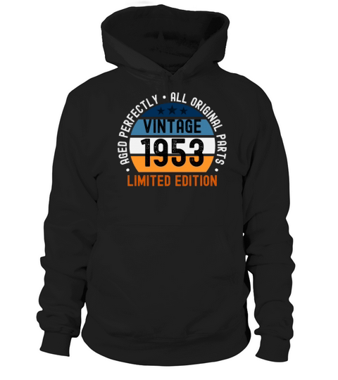 70th Birthday Vintage 1953 Hoodie Unisex