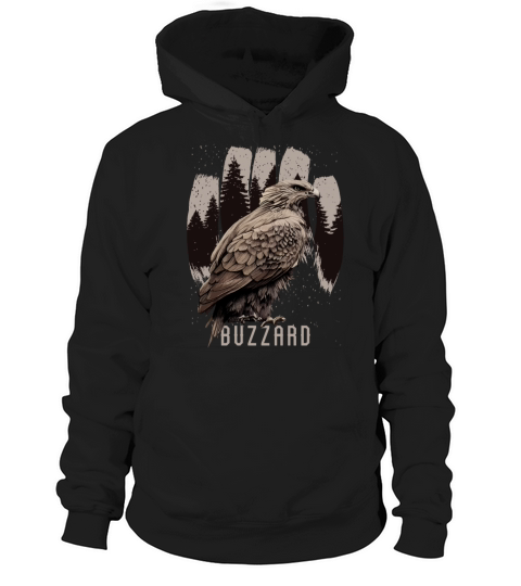 Buzzard Bird Watching Vintage Ornithologist Hoodie Unisex
