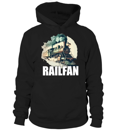 Train Railfan Hoodie Unisex