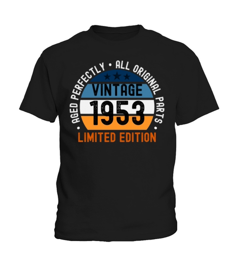 70th Birthday Vintage 1953 Kids T-Shirt