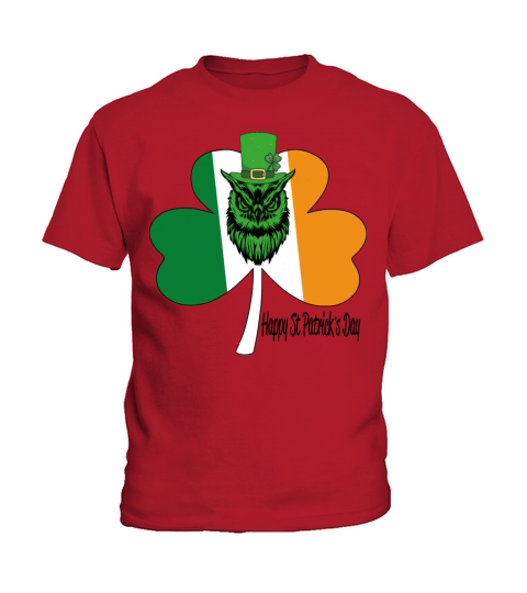 Vintage Irish American Flag Shamrock Irland Kids T-Shirt