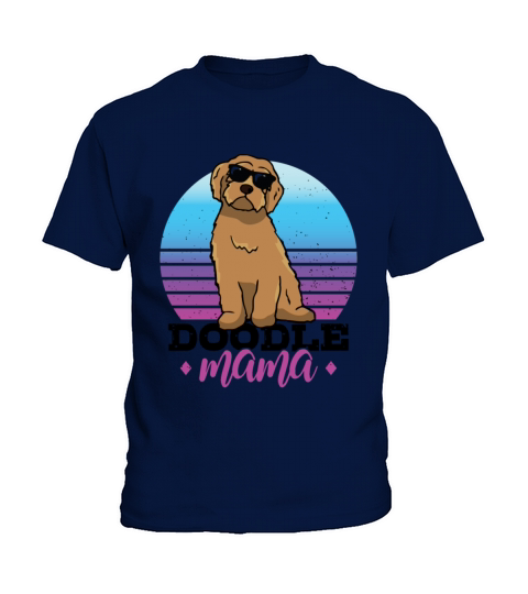 Womens Doodle Mama Labradoodle Goldendoodle Kids T-Shirt