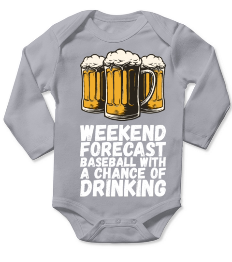 Beer Alcohol Long Sleeve Baby One-Piece